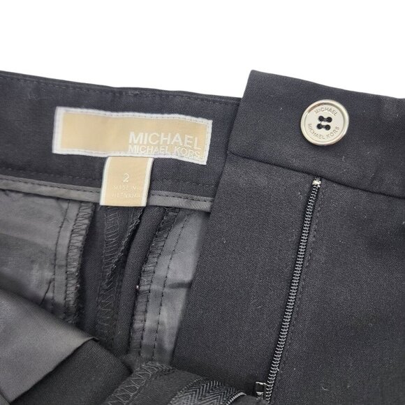 Michael Michael Kors Pants Skinny Fit Ankle Length Women's‎ Size 2 Black - Picture 7 of 9